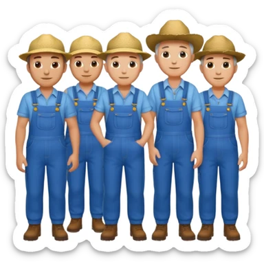 White farmers sticker