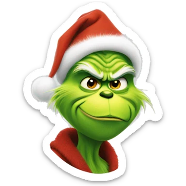 Grinch sticker