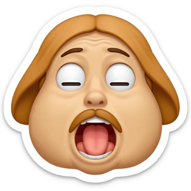 Sleepy Character zzz sticker