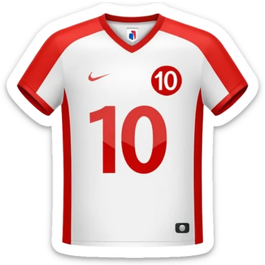 Trikot with number 10 sticker