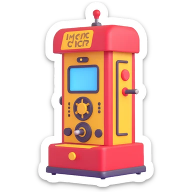 illusion machine sticker