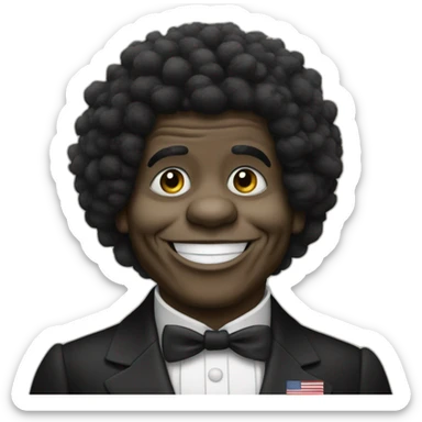 golliwog Barack Obama sticker