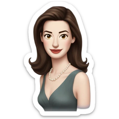 Anne Hathaway sticker
