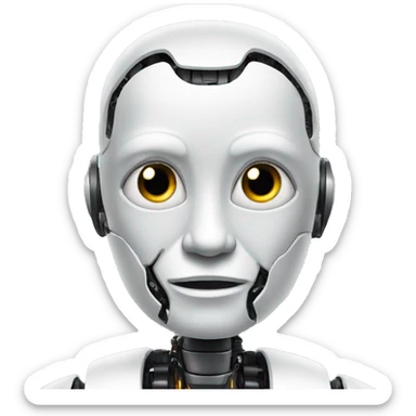 ai robot funny sticker