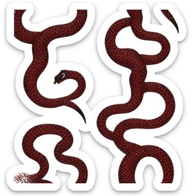 taylor swift reputation red and black snake bodysuit  sticker