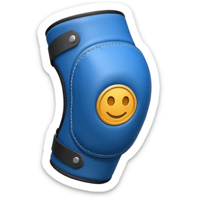 elbow guard blue sticker