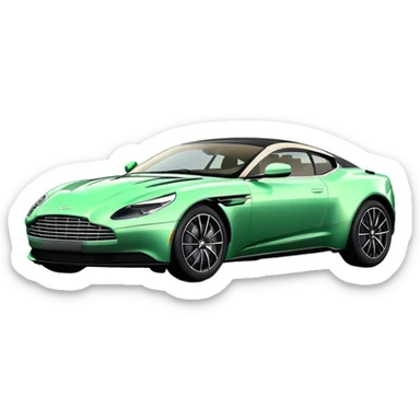 Aston Martin DB11 - Aston Martin (Model Year: 2022) (Iconic colour: Green) sticker