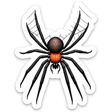 Паук умер от паука  sticker