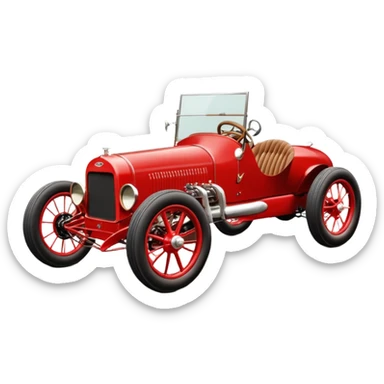  Brown-red Fenderless extended-wheelbase 1926 luxury racing Ford lowered powerful V-8 engined racing car featuring advanced rugged 4 wheel independent suspension, power steering, disc brakes, small leather covered steering wheel, side mounted cowl exhaust  sticker