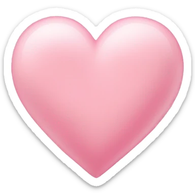 Baby pink heart sticker