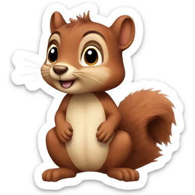 Squirrel  sticker