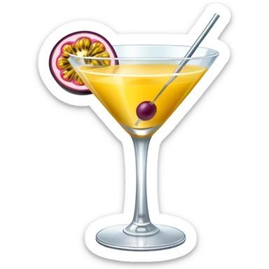 Passionfruit martini sticker