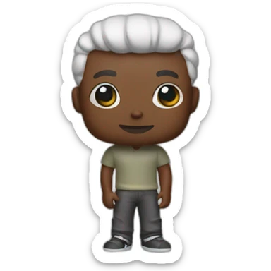 Pop figurine sticker