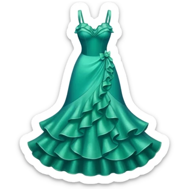 Human Ariel’s dress sticker