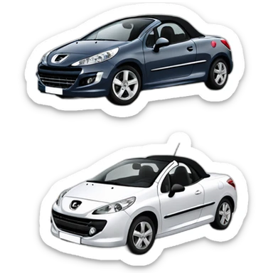 Peugeot 207 cc sticker