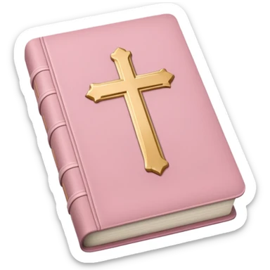 Light pink Holy Bible sticker