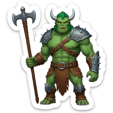 dnd 5e hill giant boss monster sticker