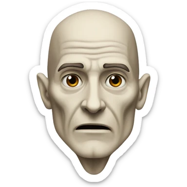 Lord Voldemort without nose sticker