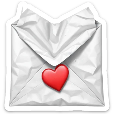 Love letter with tears for 'Quit Playing Games With My Heart' by Backstreet Boys sticker