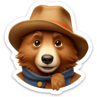 paddington-bear-marmalade-happy sticker