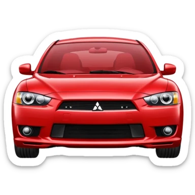 Mitsubishi car sticker