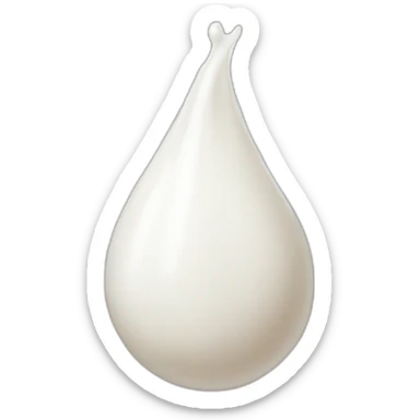 Milk drop sticker