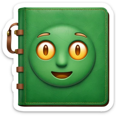 journal can u make it and green sticker