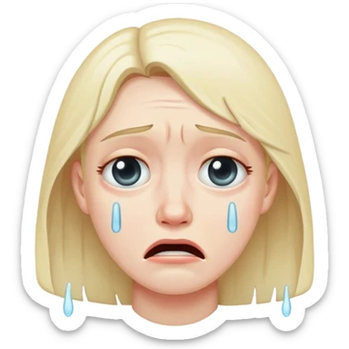 Cry sticker