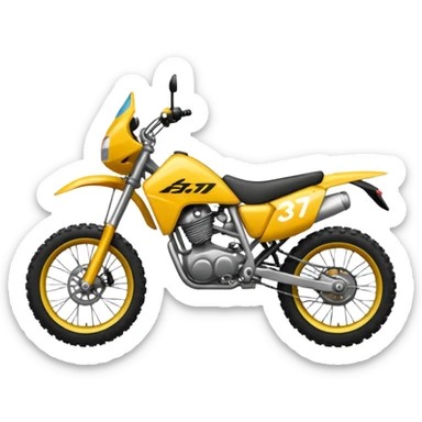 enduro bike sticker
