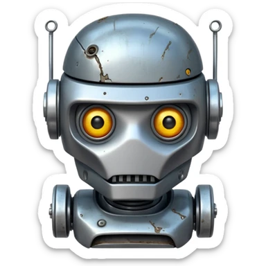 Robot forced to work being called a “stupid dirty clanker” sticker