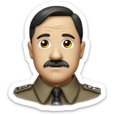 Hitler 2 guerre mondiale sticker