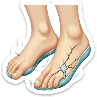 Athlete's Feet sticker