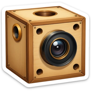 camera obscura sticker