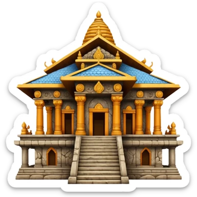 Ayyappa temple sticker