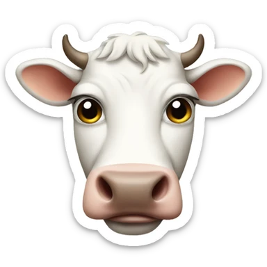 Cow sticker