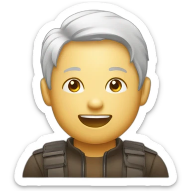 Design an emoji that represents the action of buying cryptocurrency. The emoji should convey a sense of excitement, growth, and financial transactions related to purchasing digital assets.  sticker