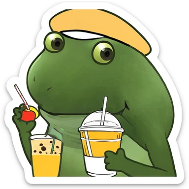 Boba sticker