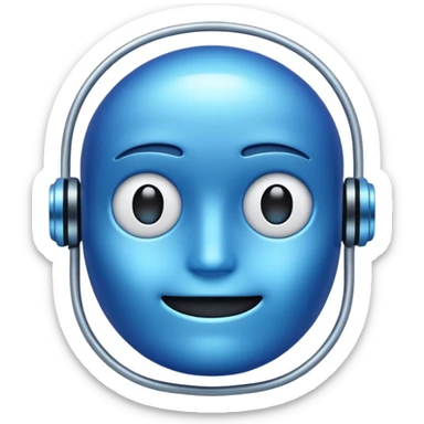 Ai model virtual entity  sticker