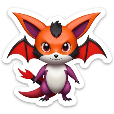 Noibat-Zangoose-Litten-Hybrid sticker