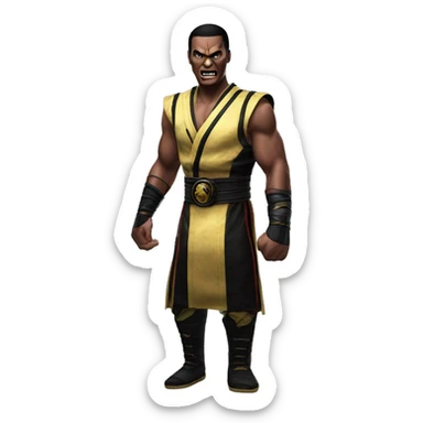 Mortal kombat Lou Kane punch  sticker