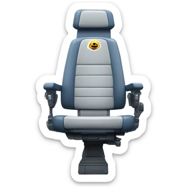 Spaceship’s captain’s seat sticker