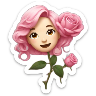 rose blackpink sticker