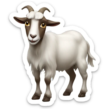 Goat on the walk sticker
