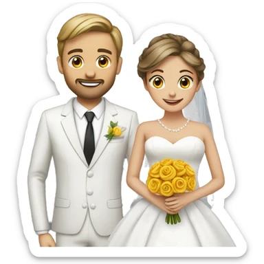 wedding sticker