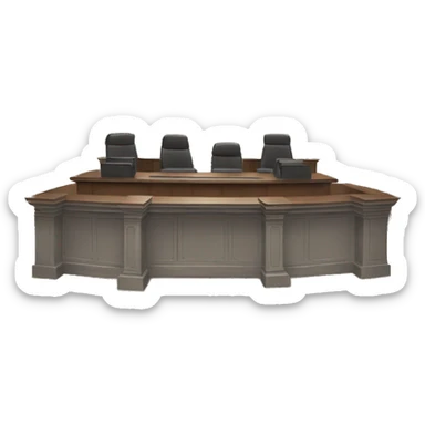 court of justice sticker