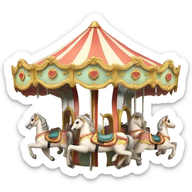 Carousel sticker