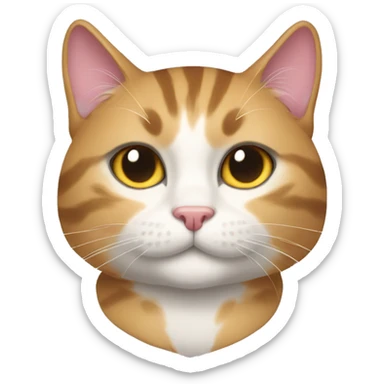 A glamour cat sticker