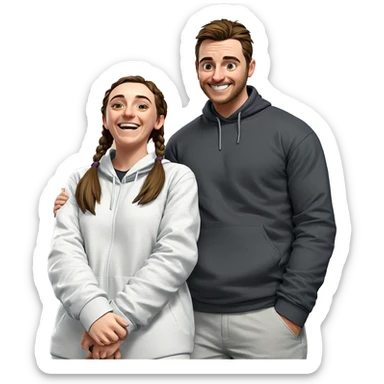 twintails and smiles meme sticker