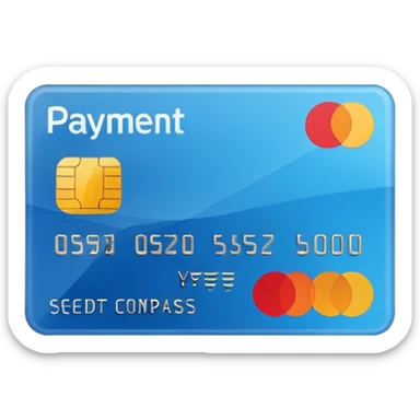 payment method flat style sticker