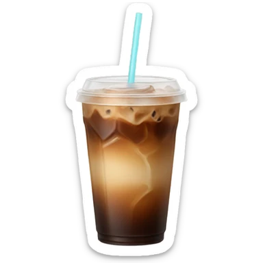 iced coffee sticker